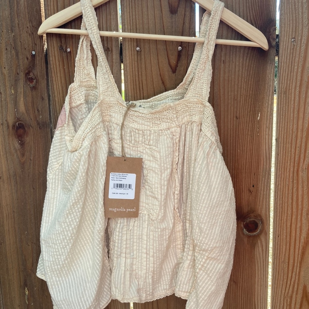 Magnolia pearl cotton tank